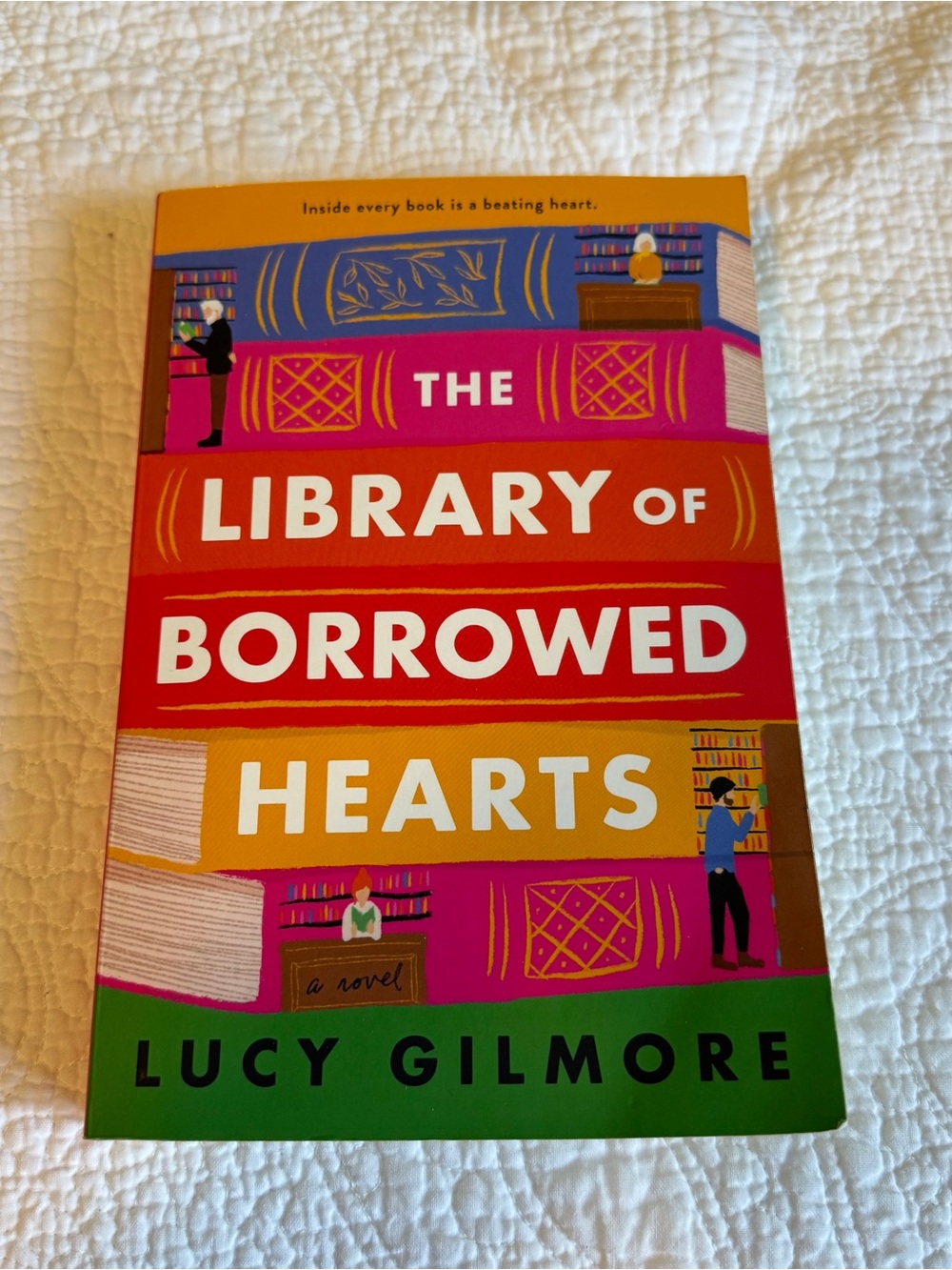 3/$15 2024 The Library of Borrowed Hearts, by Lucy Gilmore - softcover book